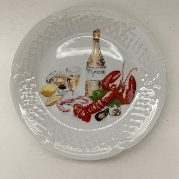 PHILIPPE DESHOULIERES CANAPE PLATES - SET OF SIX - Picture 4 of 6
